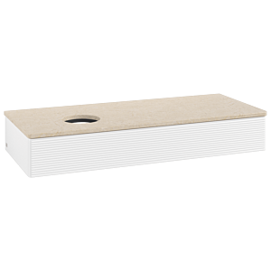 Villeroy & Boch Antao Waschtischunterschrank 1200x190x500mm L11113MT mit Beleuchtung mit Struktur FK/AP: MT/3