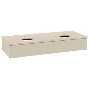 Meuble sous-vasque Villeroy &amp; Boch Antao 1200x190x500mm L13013HJ avec éclairage FK/AP: HJ/3