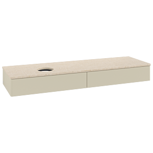 Meuble sous-vasque Villeroy &amp; Boch Antao 1600x190x500mm L15013HJ avec éclairage FK/AP: HJ/3