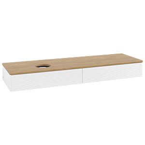 Meuble sous-vasque Villeroy &amp; Boch Antao 1600x190x500mm L15111MT avec éclairage avec structure FK/AP: MT/1