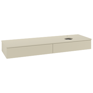 Meuble sous-vasque Villeroy &amp; Boch Antao 1600x190x500mm L16150HJ avec éclairage avec structure FK/AP: HJ/0