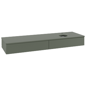 Villeroy & Boch Antao Waschtischunterschrank 1600x190x500mm L16150HL mit Beleuchtung mit Struktur FK/AP: HL/0