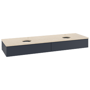 Villeroy &amp; Boch Antao vanity unit 1600x190x500mm L17153HG with lighting with structure FK/AP: HG/3