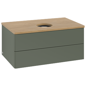 Meuble sous-vasque Villeroy &amp; Boch Antao 800x360x500mm L19011HL avec éclairage FK/AP: HL/1