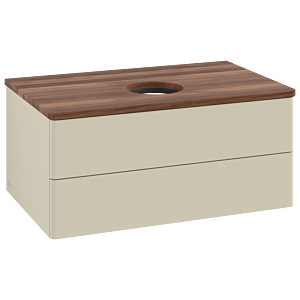 Meuble sous-vasque Villeroy &amp; Boch Antao 800x360x500mm L19012HJ avec éclairage FK/AP: HJ/2