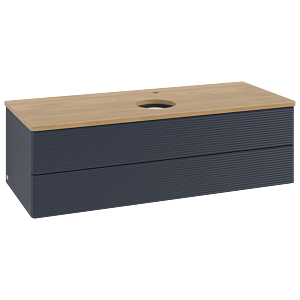 Meuble sous-vasque Villeroy &amp; Boch Antao 1200x360x500mm L21151HG avec éclairage avec structure FK/AP: HG/1