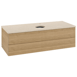 Villeroy &amp; Boch Antao meuble sous vasque 1200x360x500mm L21153HN avec éclairage avec structure FK/AP: HN/3