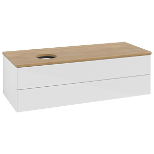 Villeroy &amp; Boch Antao vanity unit 1200x360x500mm L22011GF with lighting FK/AP: GF/1