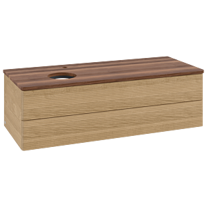 Meuble sous-vasque Villeroy &amp; Boch Antao 1200x360x500mm L22152HN avec éclairage avec structure FK/AP: HN/2