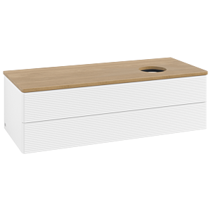 Villeroy & Boch Antao Waschtischunterschrank 1200x360x500mm L23111MT mit Beleuchtung mit Struktur FK/AP: MT/1