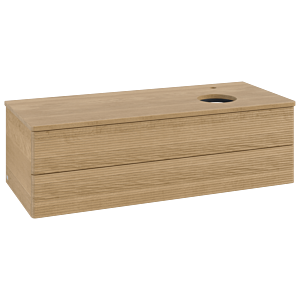 Villeroy & Boch Antao Waschtischunterschrank 1200x360x500mm L23151HN mit Beleuchtung mit Struktur FK/AP: HN/1