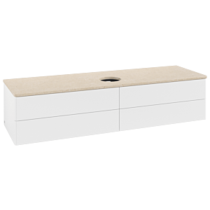Meuble sous-vasque Villeroy &amp; Boch Antao 1600x360x500mm L25013MT avec éclairage FK/AP: MT/3