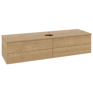 Meuble sous-vasque Villeroy &amp; Boch Antao 1600x360x500mm L25151HN avec éclairage avec structure FK/AP: HN/1
