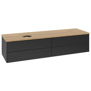Meuble sous-vasque Villeroy &amp; Boch Antao 1600x360x500mm L26051PD avec éclairage FK/AP: PD/1