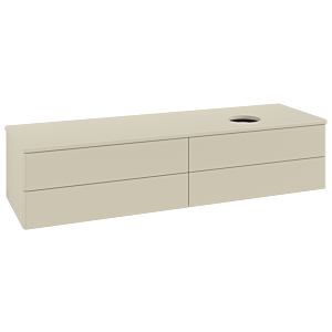 Meuble sous-vasque Villeroy &amp; Boch Antao 1600x360x500mm L27010HJ avec éclairage FK/AP: HJ/0