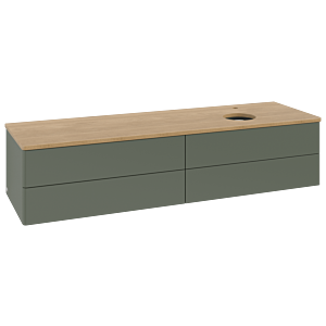 Villeroy &amp; Boch Antao vanity unit 1600x360x500mm L27051HL with lighting FK/AP: HL/1