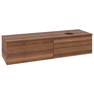 Meuble sous-vasque Villeroy &amp; Boch Antao 1600x360x500mm L27052HM avec éclairage FK/AP: HM/2