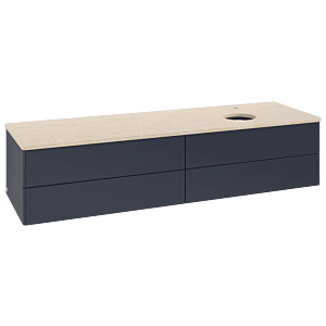Meuble sous-vasque Villeroy &amp; Boch Antao 1600x360x500mm L27053HG avec éclairage FK/AP: HG/3