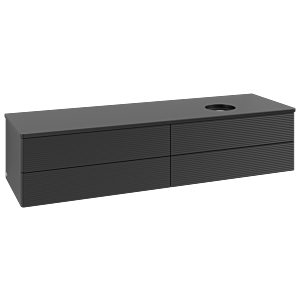 Villeroy & Boch Antao Waschtischunterschrank 1600x360x500mm L27110PD mit Beleuchtung mit Struktur FK/AP: PD/0