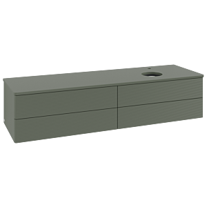 Meuble sous-vasque Villeroy &amp; Boch Antao 1600x360x500mm L27150HL avec éclairage avec structure FK/AP: HL/0
