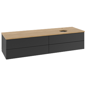 Villeroy & Boch Antao Waschtischunterschrank 1600x360x500mm L27151PD mit Beleuchtung mit Struktur FK/AP: PD/1