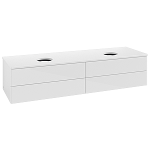 Villeroy &amp; Boch Antao vanity unit 1600x360x500mm L28010GF with lighting FK/AP: GF/0