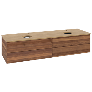 Villeroy & Boch Antao Waschtischunterschrank 1600x360x500mm L28051HM mit Beleuchtung FK/AP: HM/1