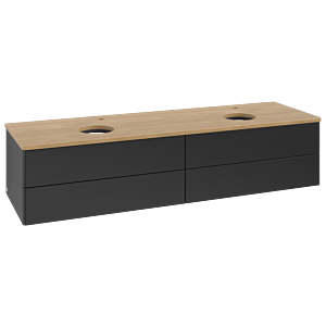 Villeroy & Boch Antao Waschtischunterschrank 1600x360x500mm L28051PD mit Beleuchtung FK/AP: PD/1