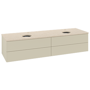 Villeroy &amp; Boch Antao vanity unit 1600x360x500mm L28053HJ with lighting FK/AP: HJ/3