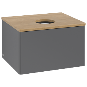 Meuble sous-vasque Villeroy &amp; Boch Antao 600x360x500mm L29011GK avec éclairage FK/AP: GK/1