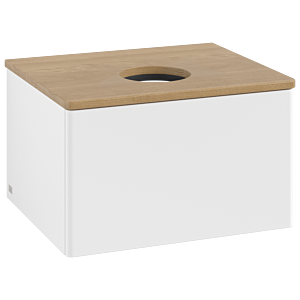 Meuble sous-vasque Villeroy &amp; Boch Antao 600x360x500mm L29011MT avec éclairage FK/AP: MT/1