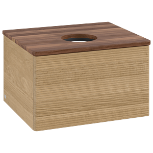 Villeroy & Boch Antao Waschtischunterschrank 600x360x500mm L29112HN mit Beleuchtung mit Struktur FK/AP: HN/2