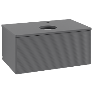 Meuble sous-vasque Villeroy &amp; Boch Antao 800x360x500mm L30150GK avec éclairage avec structure FK/AP: GK/0