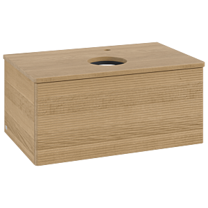Villeroy & Boch Antao Waschtischunterschrank 800x360x500mm L30151HN mit Beleuchtung mit Struktur FK/AP: HN/1