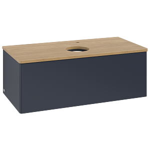 Meuble sous-vasque Villeroy &amp; Boch Antao 1000x360x500mm L31051HG avec éclairage FK/AP: HG/1