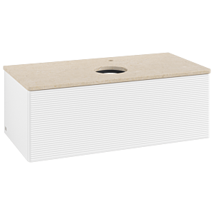 Villeroy & Boch Antao Waschtischunterschrank 1000x360x500mm L31153MT mit Beleuchtung mit Struktur FK/AP: MT/3