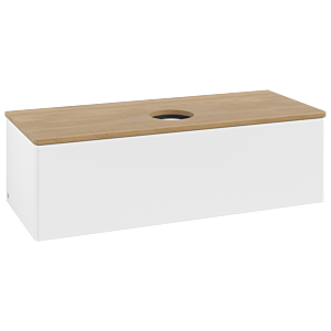 Meuble sous-vasque Villeroy &amp; Boch Antao 1200x360x500mm L32011MT avec éclairage FK/AP: MT/1