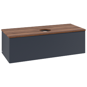 Villeroy & Boch Antao Waschtischunterschrank 1200x360x500mm L32112HG mit Beleuchtung mit Struktur FK/AP: HG/2