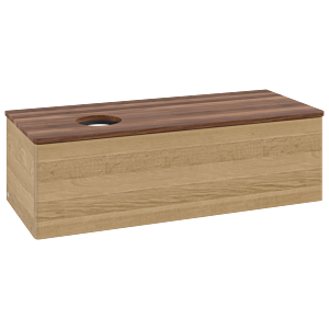 Meuble sous-vasque Villeroy &amp; Boch Antao 1200x360x500mm L33012HN avec éclairage FK/AP: HN/2
