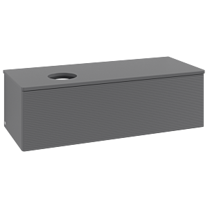 Villeroy & Boch Antao Waschtischunterschrank 1200x360x500mm L33110GK mit Beleuchtung mit Struktur FK/AP: GK/0