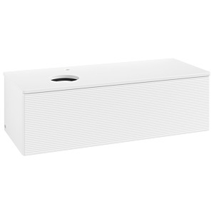 Villeroy & Boch Antao Waschtischunterschrank 1200x360x500mm L33150MT mit Beleuchtung mit Struktur FK/AP: MT/0