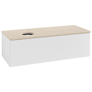 Villeroy & Boch Antao Waschtischunterschrank 1200x360x500mm L33153GF mit Beleuchtung mit Struktur FK/AP: GF/3