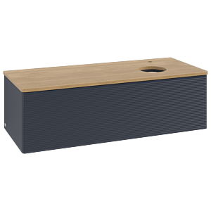 Villeroy & Boch Antao Waschtischunterschrank 1200x360x500mm L34151HG mit Beleuchtung mit Struktur FK/AP: HG/1