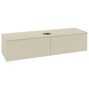 Villeroy &amp; Boch Antao vanity unit 1600x360x500mm L36010HJ with lighting FK/AP: HJ/0