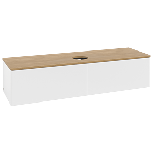 Villeroy &amp; Boch Antao vanity unit 1600x360x500mm L36011MT with lighting FK/AP: MT/1