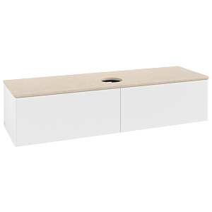 Meuble sous-vasque Villeroy &amp; Boch Antao 1600x360x500mm L36013MT avec éclairage FK/AP: MT/3