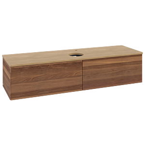 Villeroy &amp; Boch Antao vanity unit 1600x360x500mm L36051HM with lighting FK/AP: HM/1