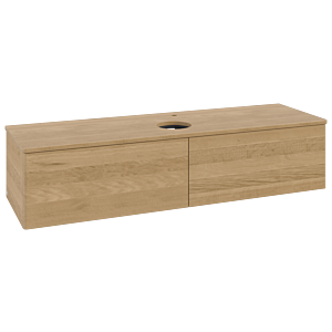 Villeroy &amp; Boch Antao vanity unit 1600x360x500mm L36051HN with lighting FK/AP: HN/1