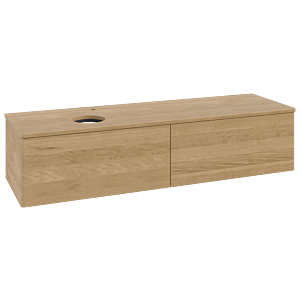 Villeroy &amp; Boch Antao vanity unit 1600x360x500mm L37051HN with lighting FK/AP: HN/1