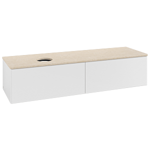 Meuble sous-vasque Villeroy &amp; Boch Antao 1600x360x500mm L37113GF avec éclairage avec structure FK/AP: GF/3
